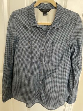 Calvin Klein Jeans Blue & White Patterned Shirt